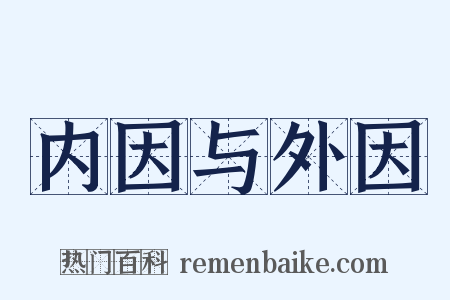 内因与外因是什么意思的图片